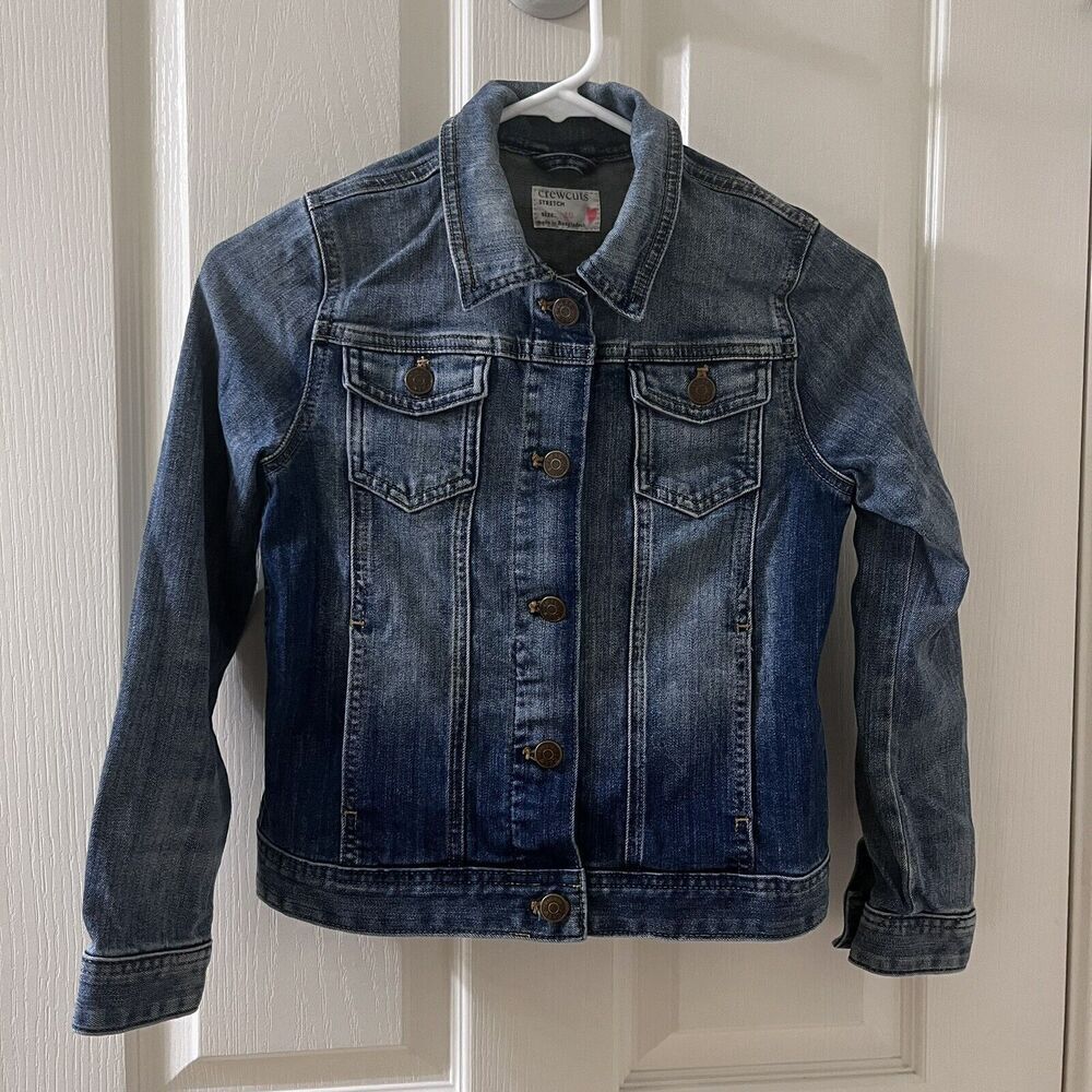 Crewcuts J Crew Stretch Denim Jean Jacket Girls Size 10